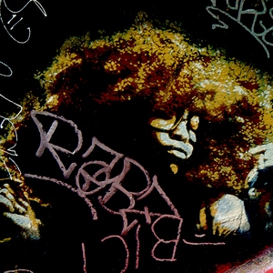 Street-art représentant une figure noire à la coiffure frisée - France  - collection de photos clin d'oeil, catégorie streetart